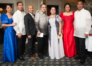 The Carlos-Vizconde Family (from L-R: Marianne Szczech, Carviz, Marcelito, Marcelo, Anicia, Marquita and Marlon Carlos)